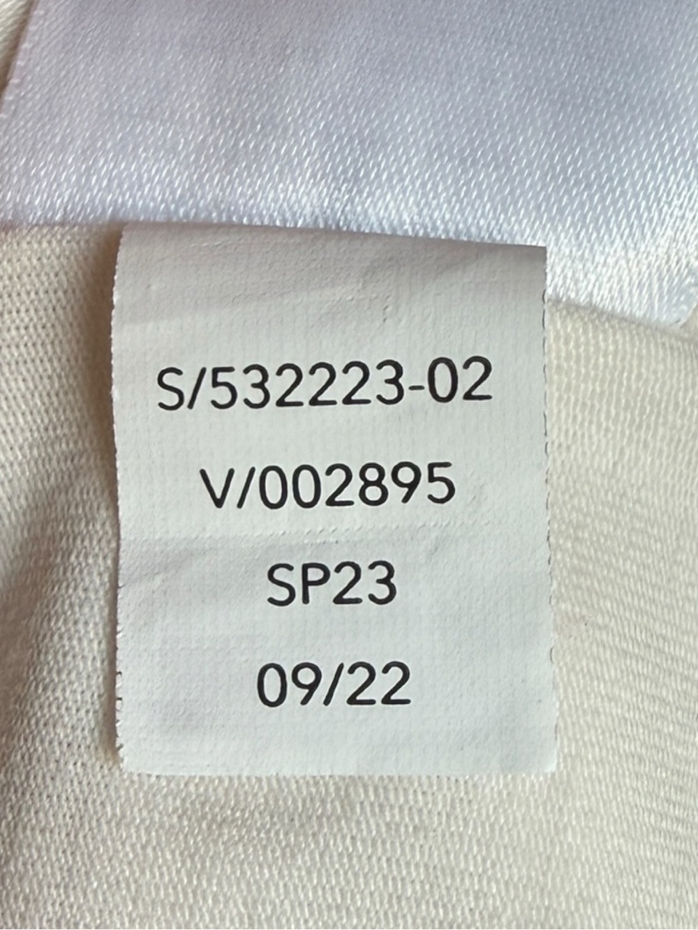 Sz S EUC Athleta Effortless Warm White Cotton Blend Athletic Tank - Picture 8 of 9